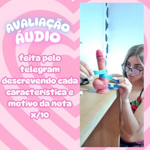 Avaliação de pau por audio no telegram