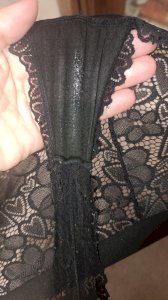 Calcinha pós sexo ( cheio de porra )