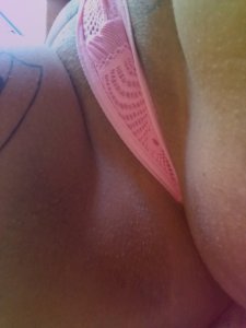 Calcinha renda rosa 
