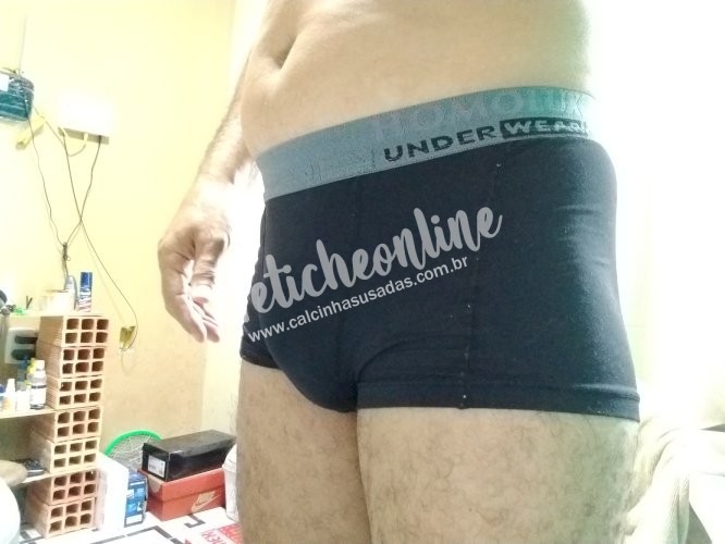 CUECA USADA PRETA BOXER 