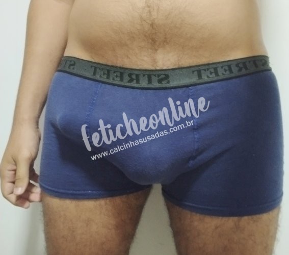 Cueca azul usada 