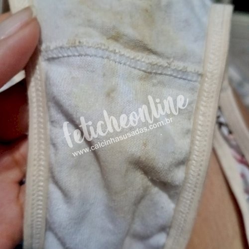 Calcinha Usada Algodão + brinde (LEIA A DESCRIÇÃO)