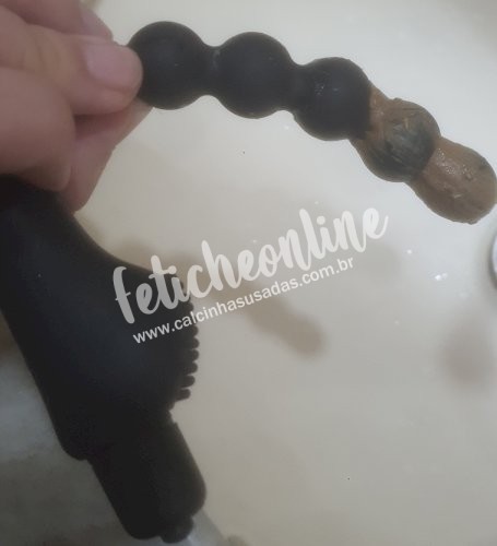 Vibrador anal com scat e videozinho