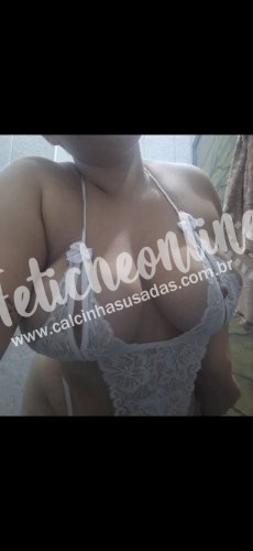 Calcinha usada preta lisa 