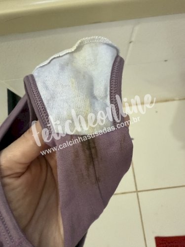 Calcinha c cheirinho de cu