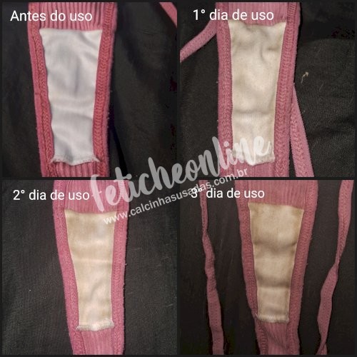 Calcinhas usadas por quanto tempo você quiser + conteúdo virtual incluso + frete grátis acima de R$200,00!