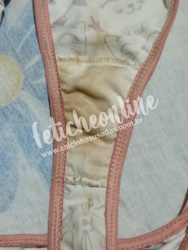 Calcinha usada de bichinho