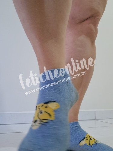 meia cheirosa cara de tigrinho