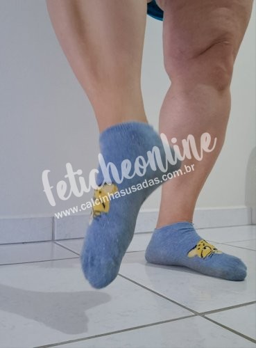 meia usada cara de tigrinho